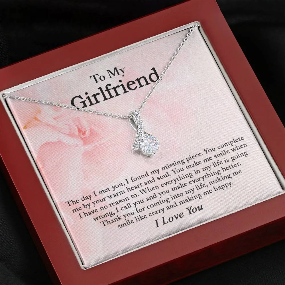 To My Girlfriend Necklace, Anniversary Gift for Girlfriend, Girlfriend Necklace, Girlfriend Birthday, Valentines Day Gift For Girlfriend