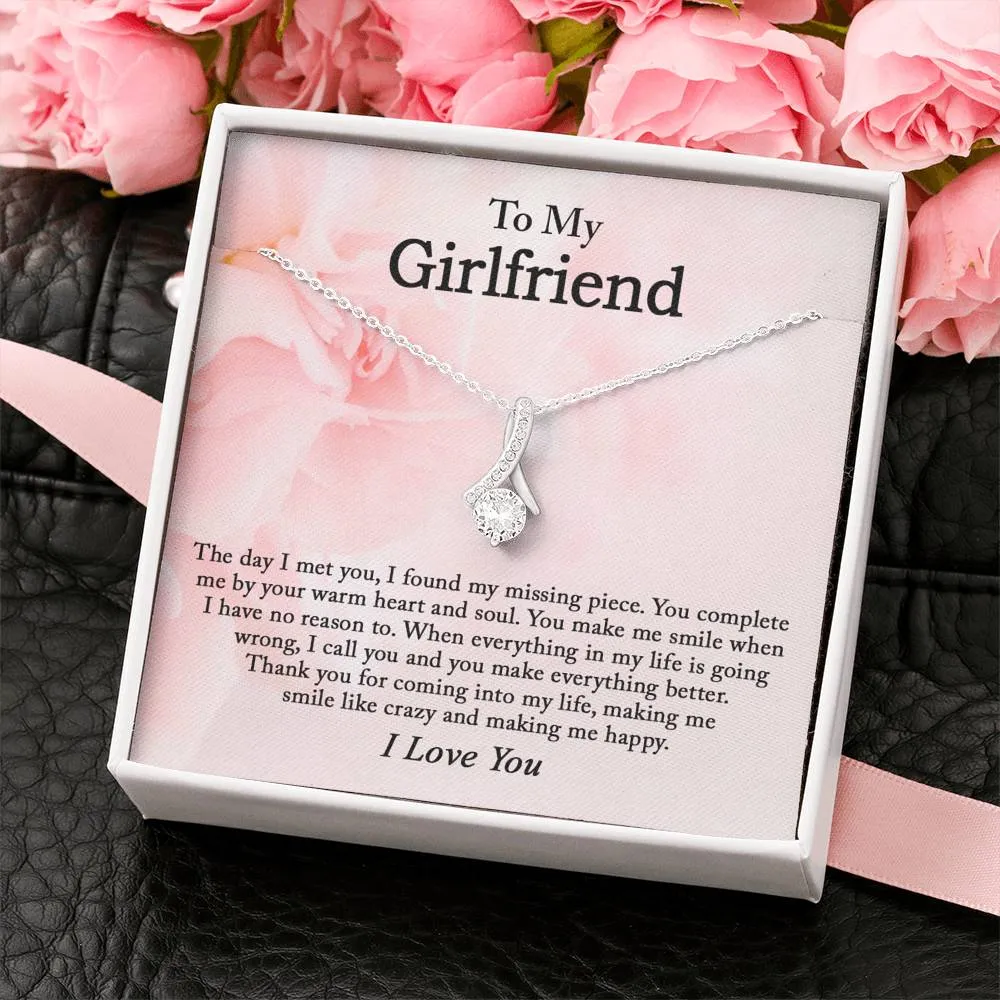 To My Girlfriend Necklace, Anniversary Gift for Girlfriend, Girlfriend Necklace, Girlfriend Birthday, Valentines Day Gift For Girlfriend