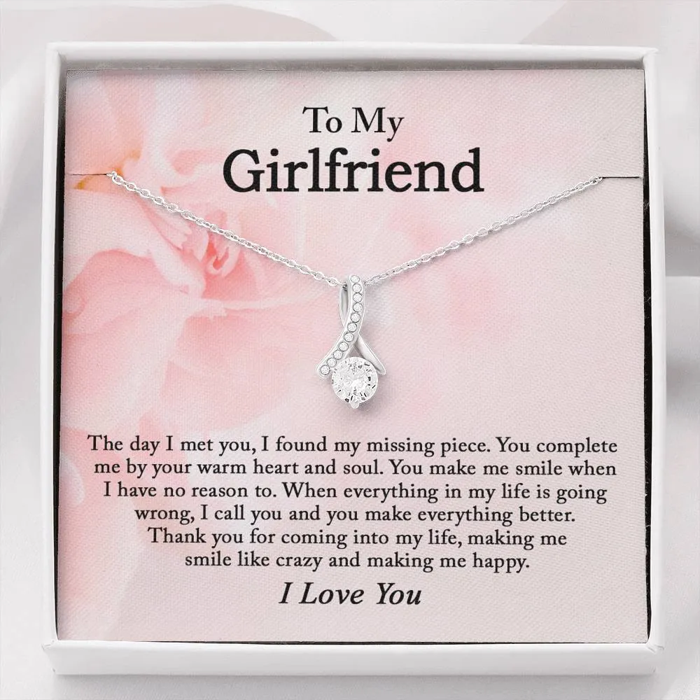 To My Girlfriend Necklace, Anniversary Gift for Girlfriend, Girlfriend Necklace, Girlfriend Birthday, Valentines Day Gift For Girlfriend