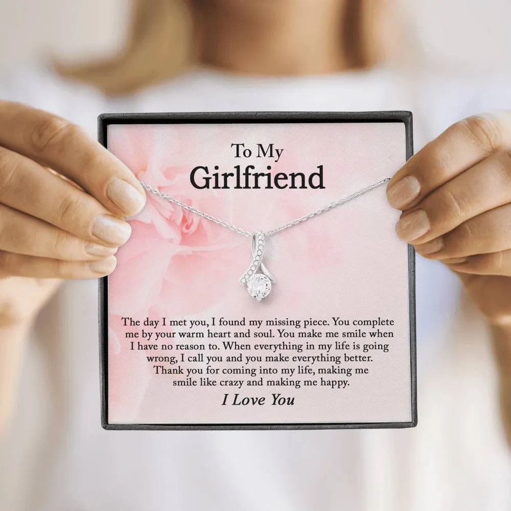 To My Girlfriend Necklace, Anniversary Gift for Girlfriend, Girlfriend Necklace, Girlfriend Birthday, Valentines Day Gift For Girlfriend