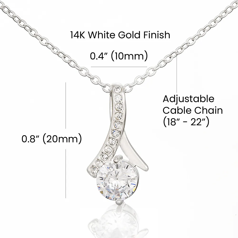 To My Loving Mother - Without You, There Is No Me! (Limited Time Offer) - Alluring Beauty Necklace