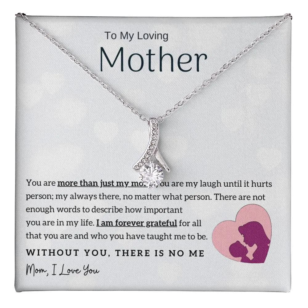 To My Loving Mother - Without You, There Is No Me! (Limited Time Offer) - Alluring Beauty Necklace