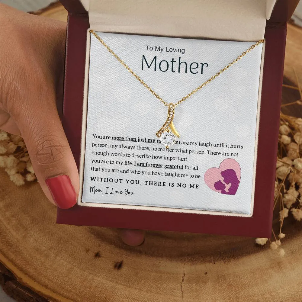 To My Loving Mother - Without You, There Is No Me! (Limited Time Offer) - Alluring Beauty Necklace