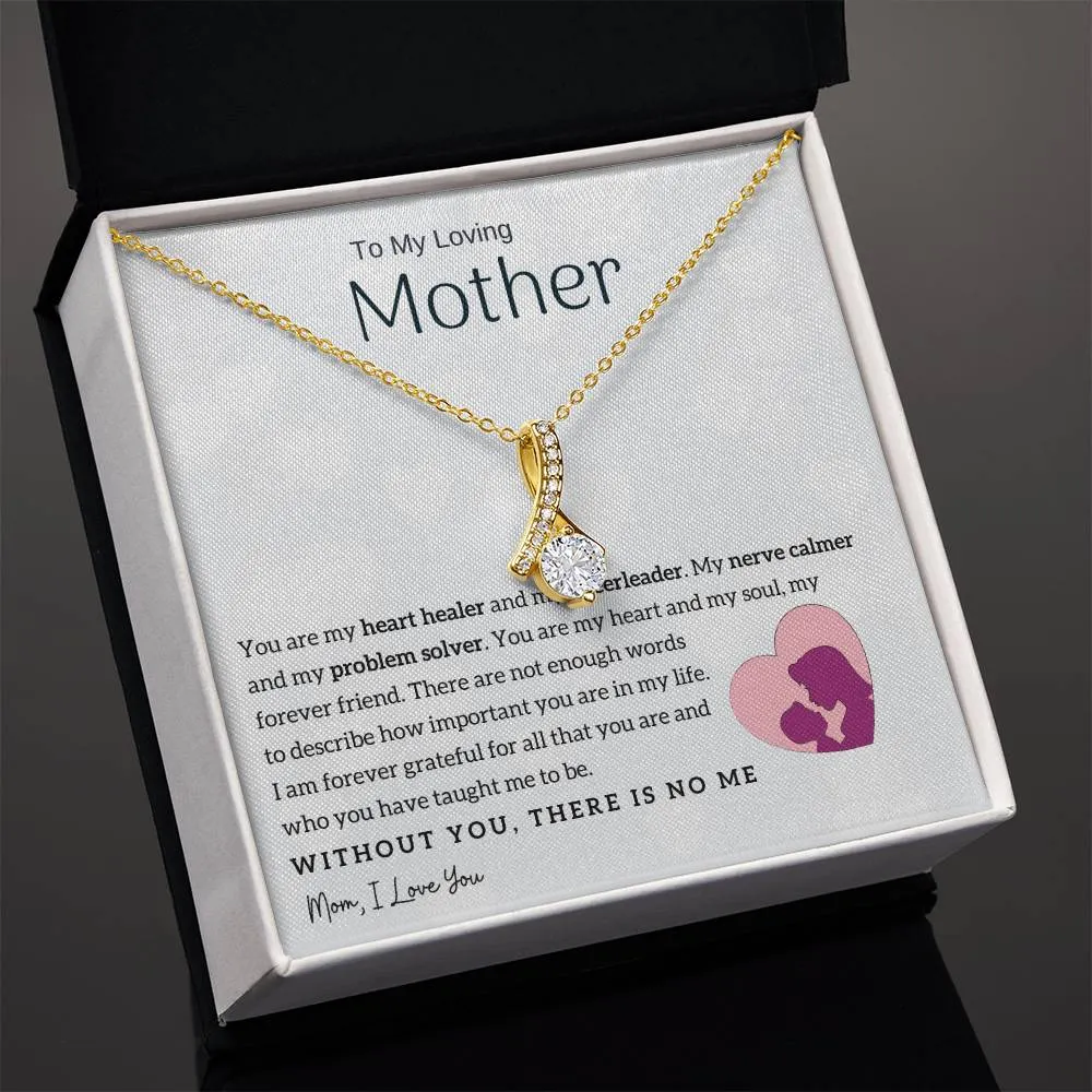 To My Loving Mother - You are my heart healer (Limited Time Offer) - Alluring Beauty Necklace
