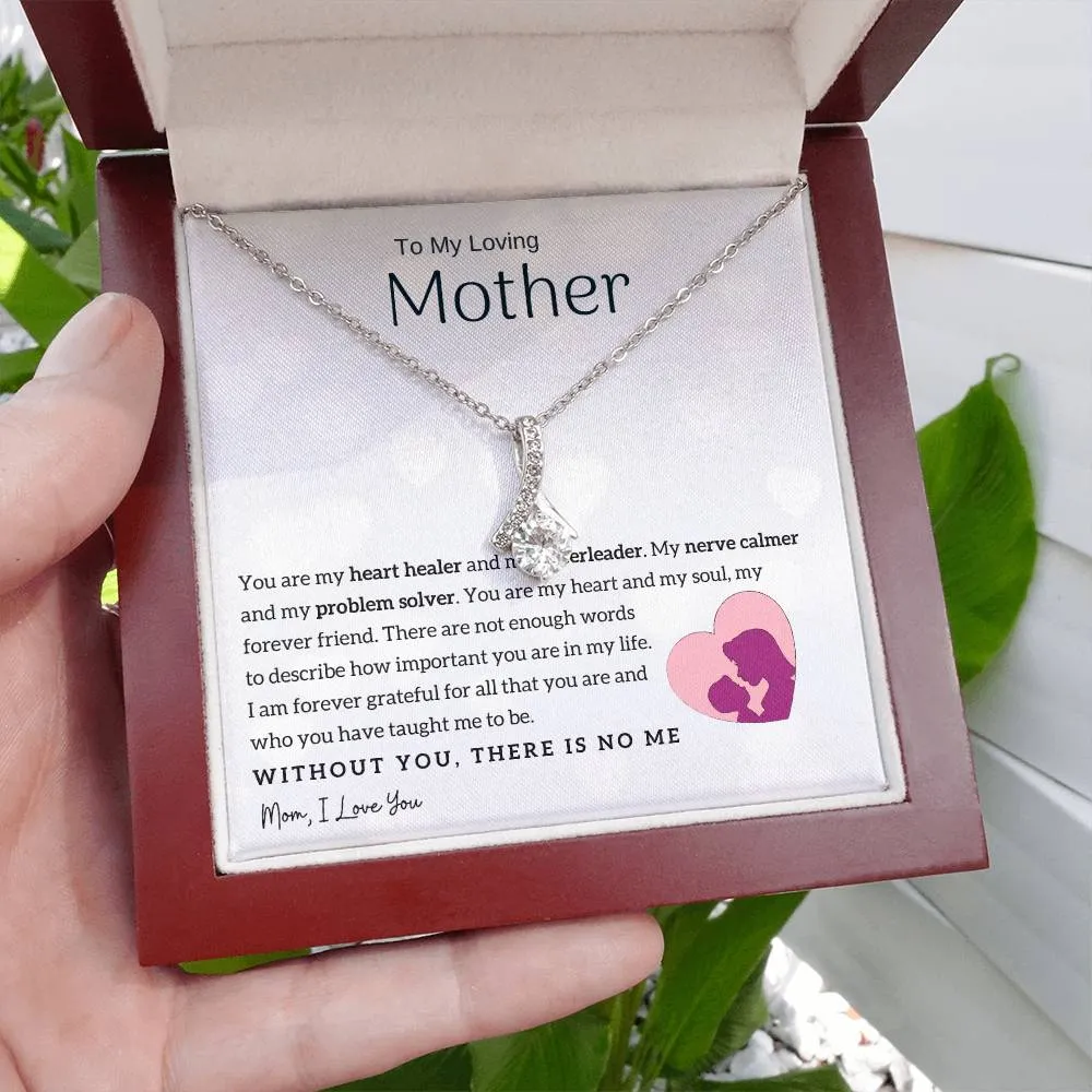To My Loving Mother - You are my heart healer (Limited Time Offer) - Alluring Beauty Necklace