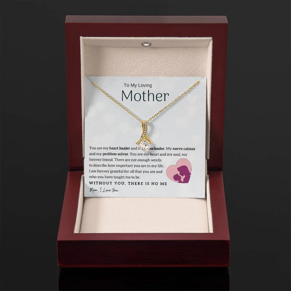 To My Loving Mother - You are my heart healer (Limited Time Offer) - Alluring Beauty Necklace