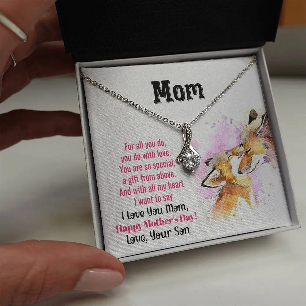 To My Mom - You Are So Special (Limited Time Offer) - Alluring Beauty Necklace