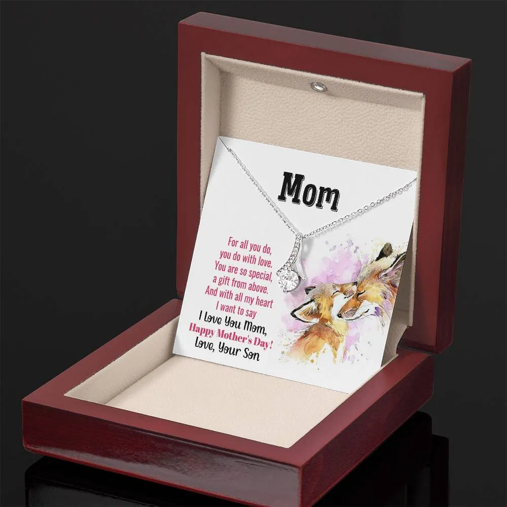 To My Mom - You Are So Special (Limited Time Offer) - Alluring Beauty Necklace