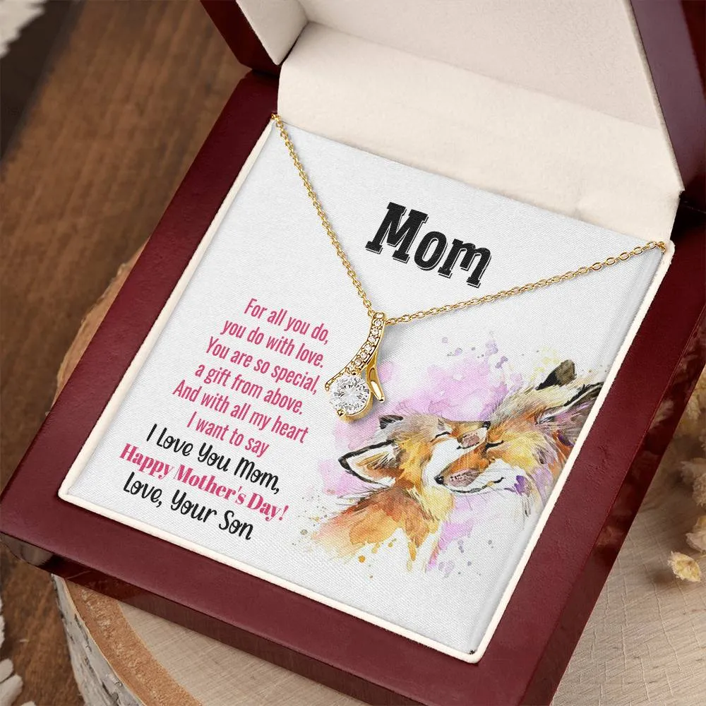 To My Mom - You Are So Special (Limited Time Offer) - Alluring Beauty Necklace