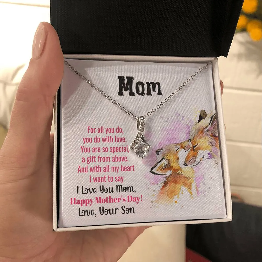 To My Mom - You Are So Special (Limited Time Offer) - Alluring Beauty Necklace