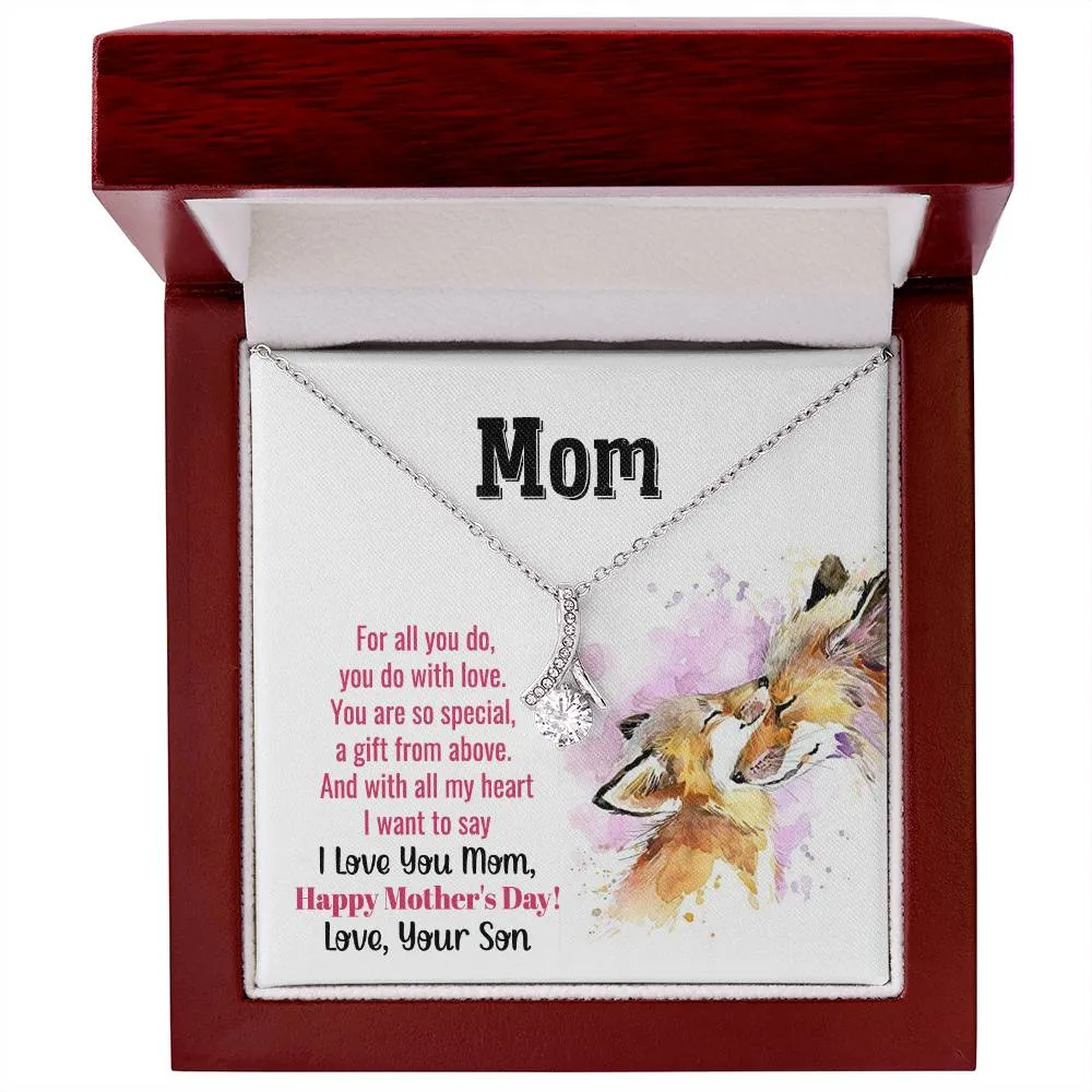 To My Mom - You Are So Special (Limited Time Offer) - Alluring Beauty Necklace