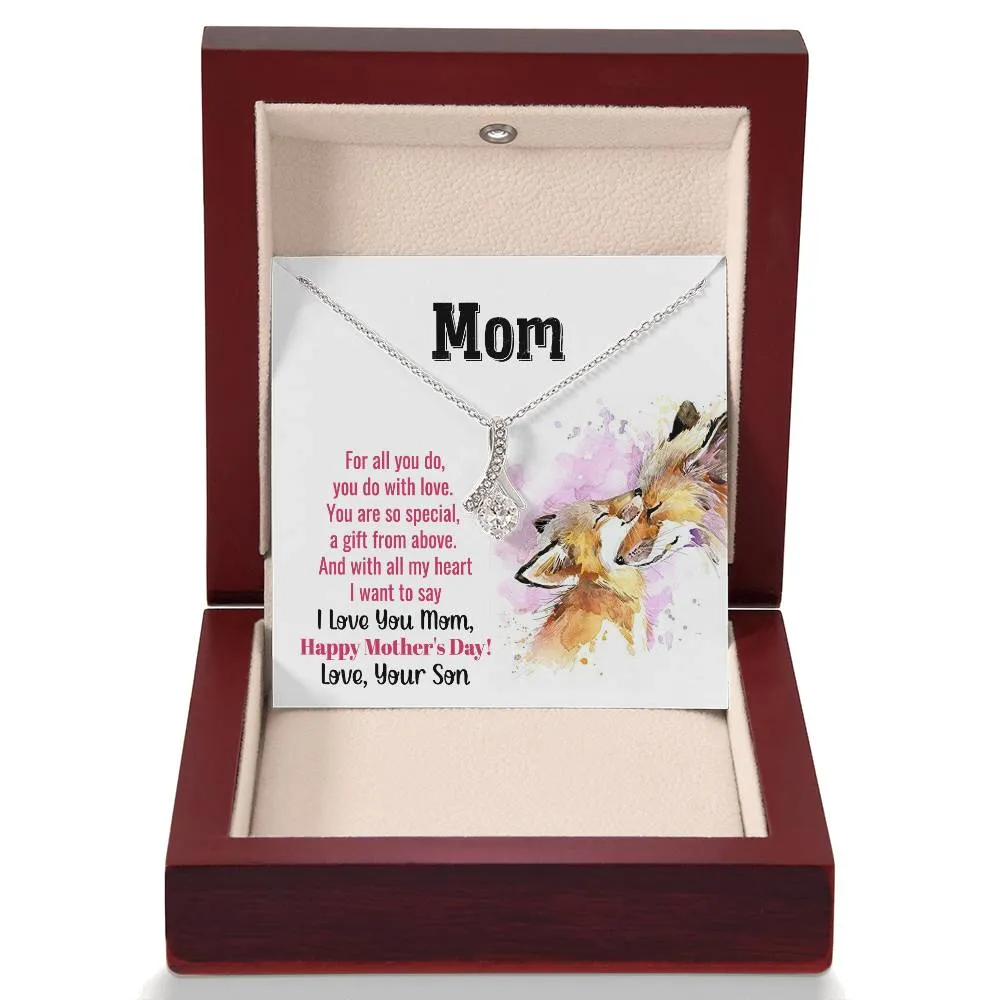 To My Mom - You Are So Special (Limited Time Offer) - Alluring Beauty Necklace