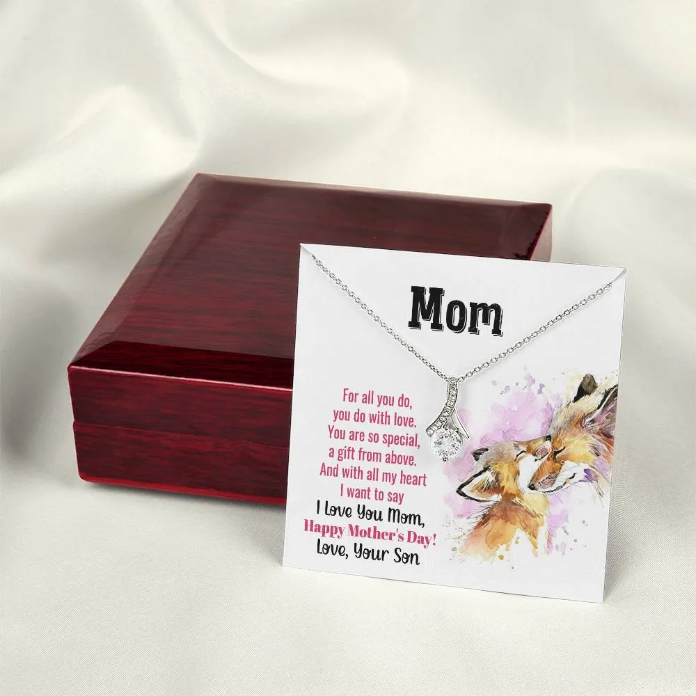 To My Mom - You Are So Special (Limited Time Offer) - Alluring Beauty Necklace