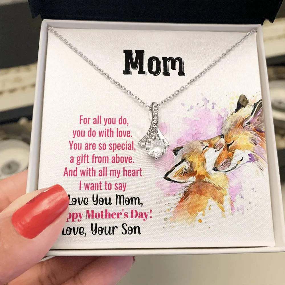 To My Mom - You Are So Special (Limited Time Offer) - Alluring Beauty Necklace