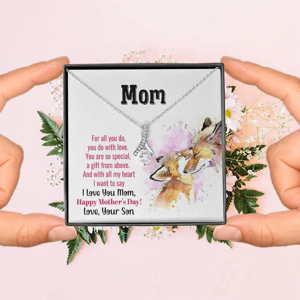 To My Mom - You Are So Special (Limited Time Offer) - Alluring Beauty Necklace