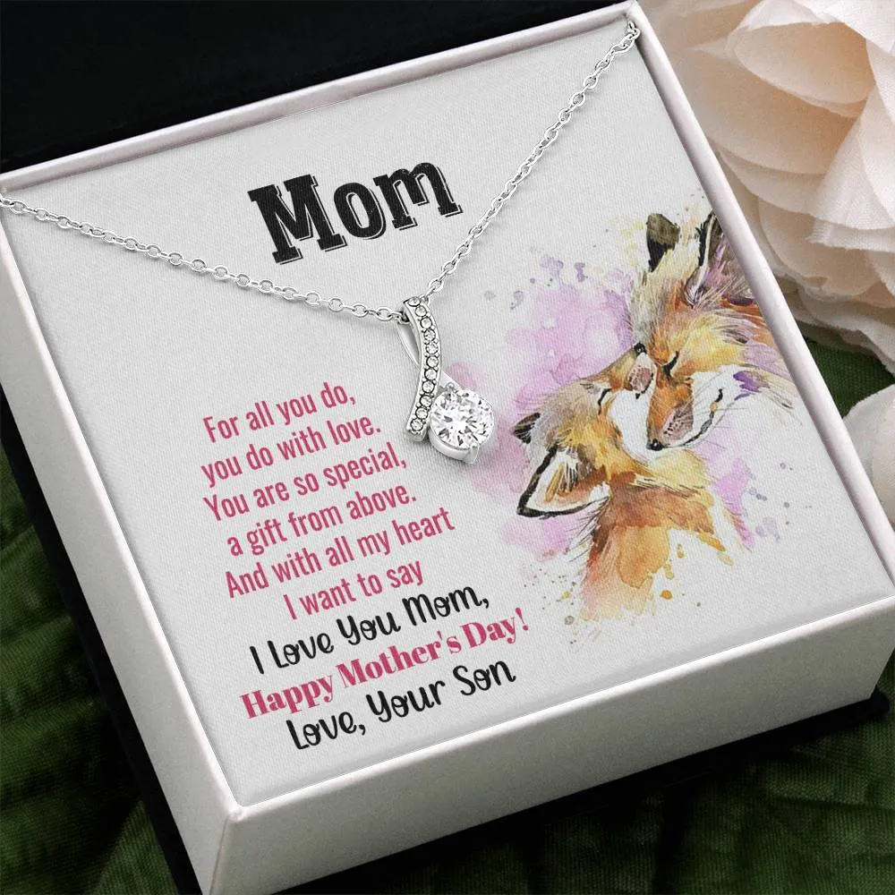 To My Mom - You Are So Special (Limited Time Offer) - Alluring Beauty Necklace