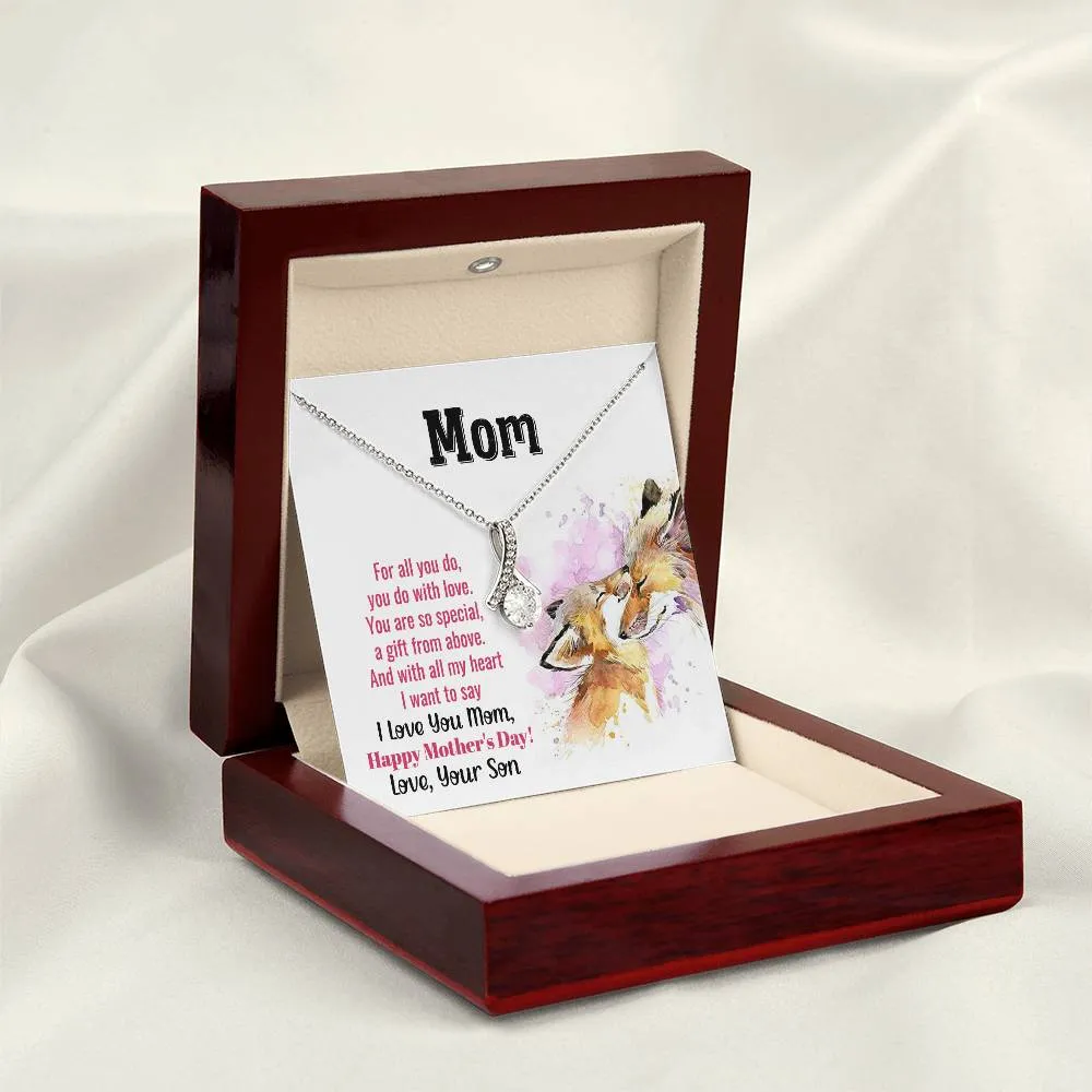 To My Mom - You Are So Special (Limited Time Offer) - Alluring Beauty Necklace