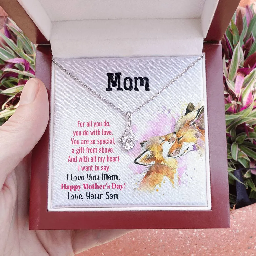 To My Mom - You Are So Special (Limited Time Offer) - Alluring Beauty Necklace