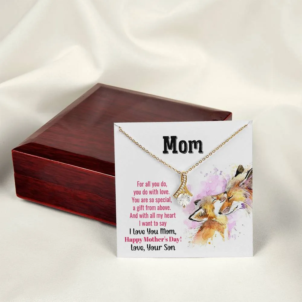 To My Mom - You Are So Special (Limited Time Offer) - Alluring Beauty Necklace