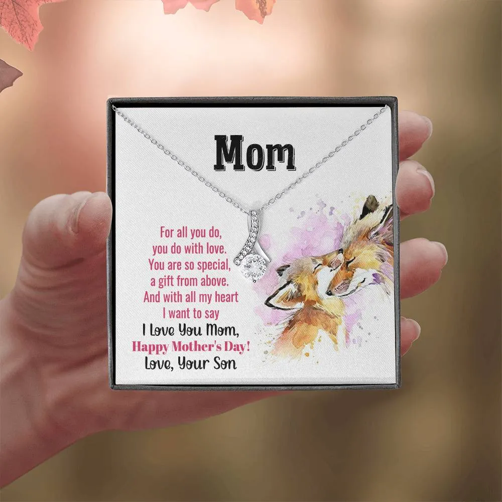 To My Mom - You Are So Special (Limited Time Offer) - Alluring Beauty Necklace