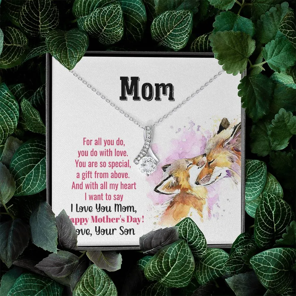 To My Mom - You Are So Special (Limited Time Offer) - Alluring Beauty Necklace