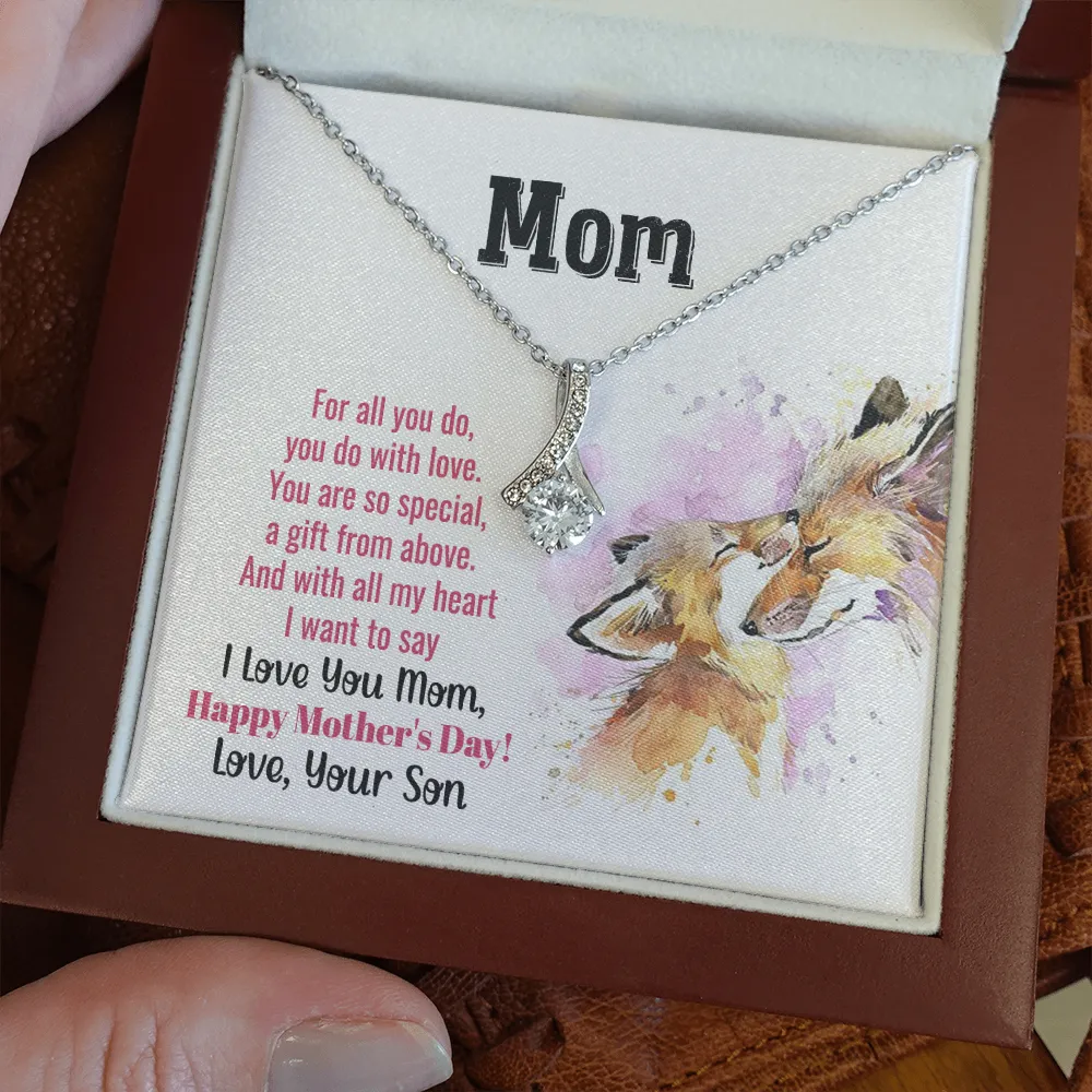 To My Mom - You Are So Special (Limited Time Offer) - Alluring Beauty Necklace