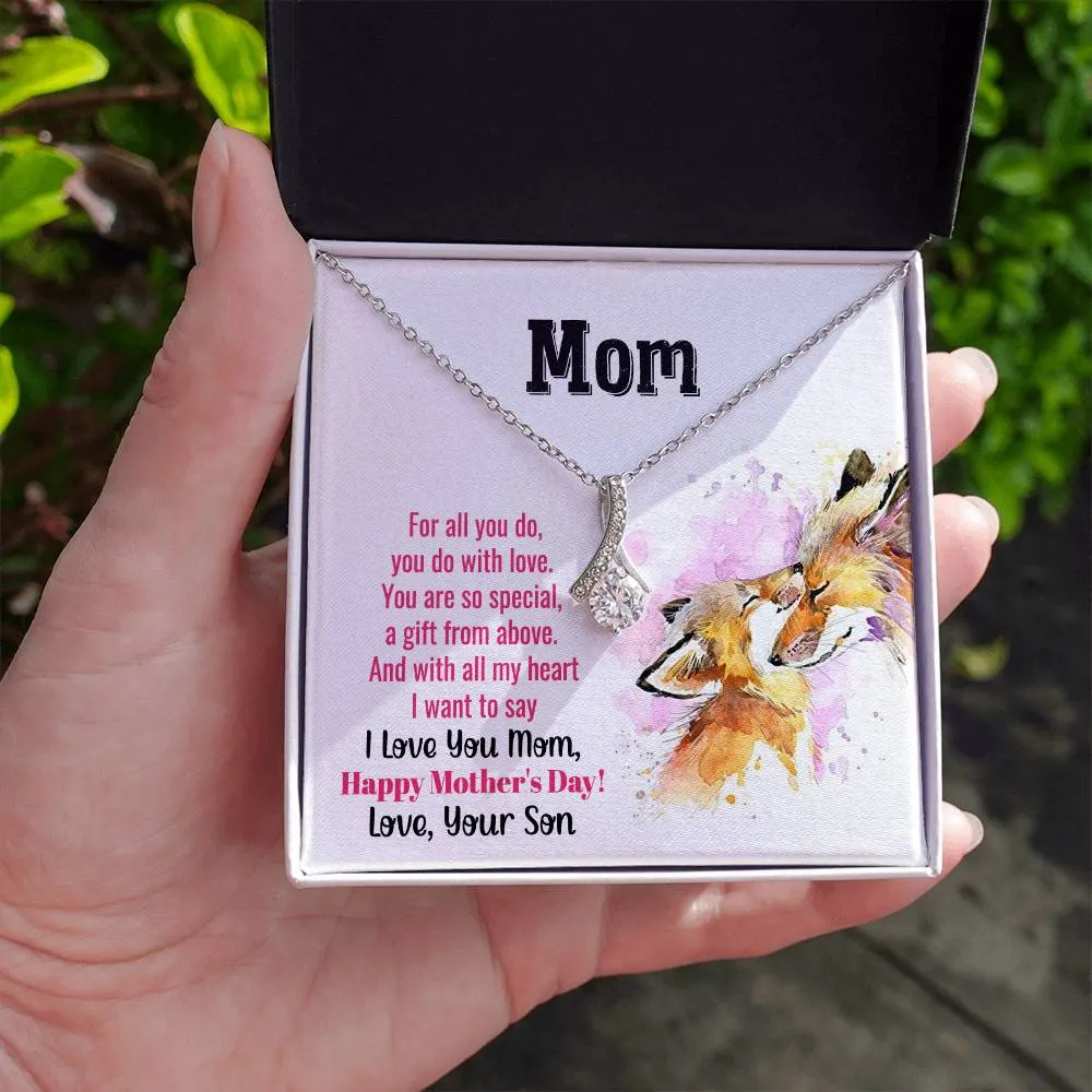 To My Mom - You Are So Special (Limited Time Offer) - Alluring Beauty Necklace