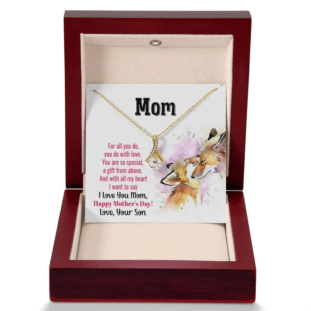 To My Mom - You Are So Special (Limited Time Offer) - Alluring Beauty Necklace
