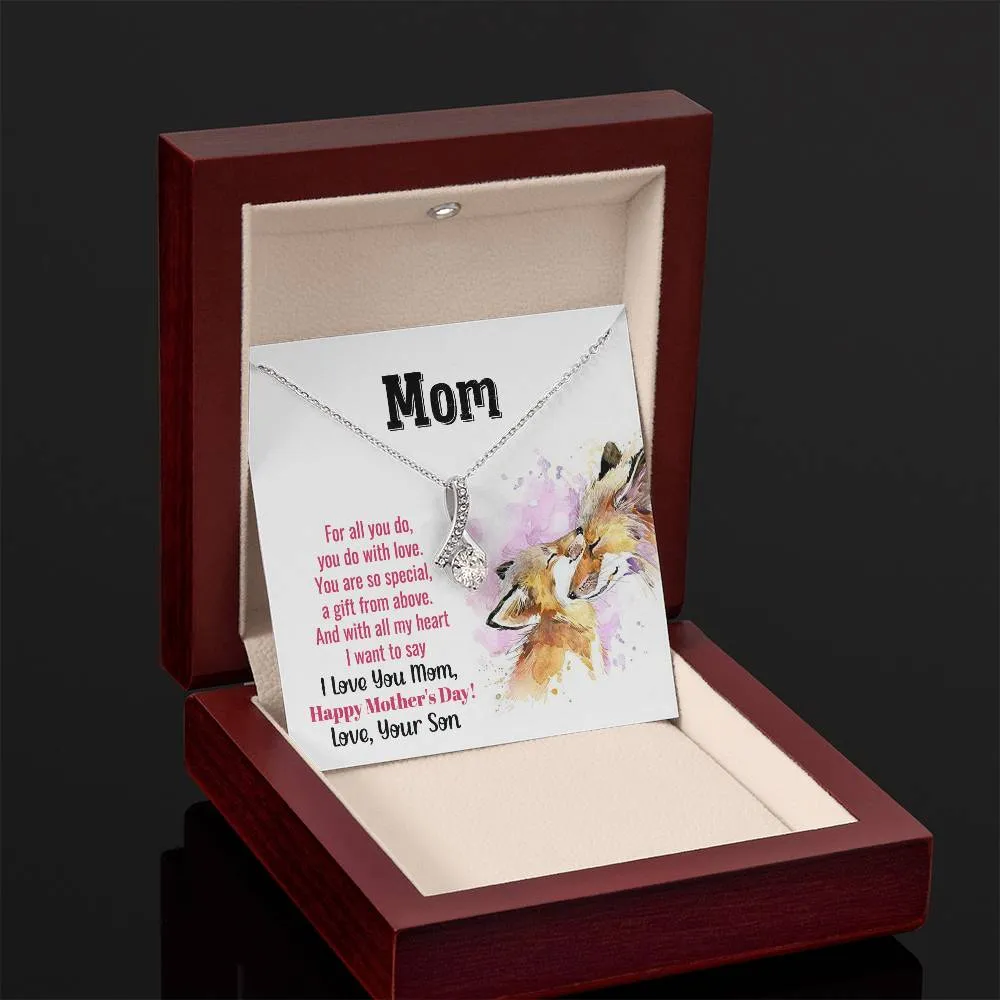 To My Mom - You Are So Special (Limited Time Offer) - Alluring Beauty Necklace