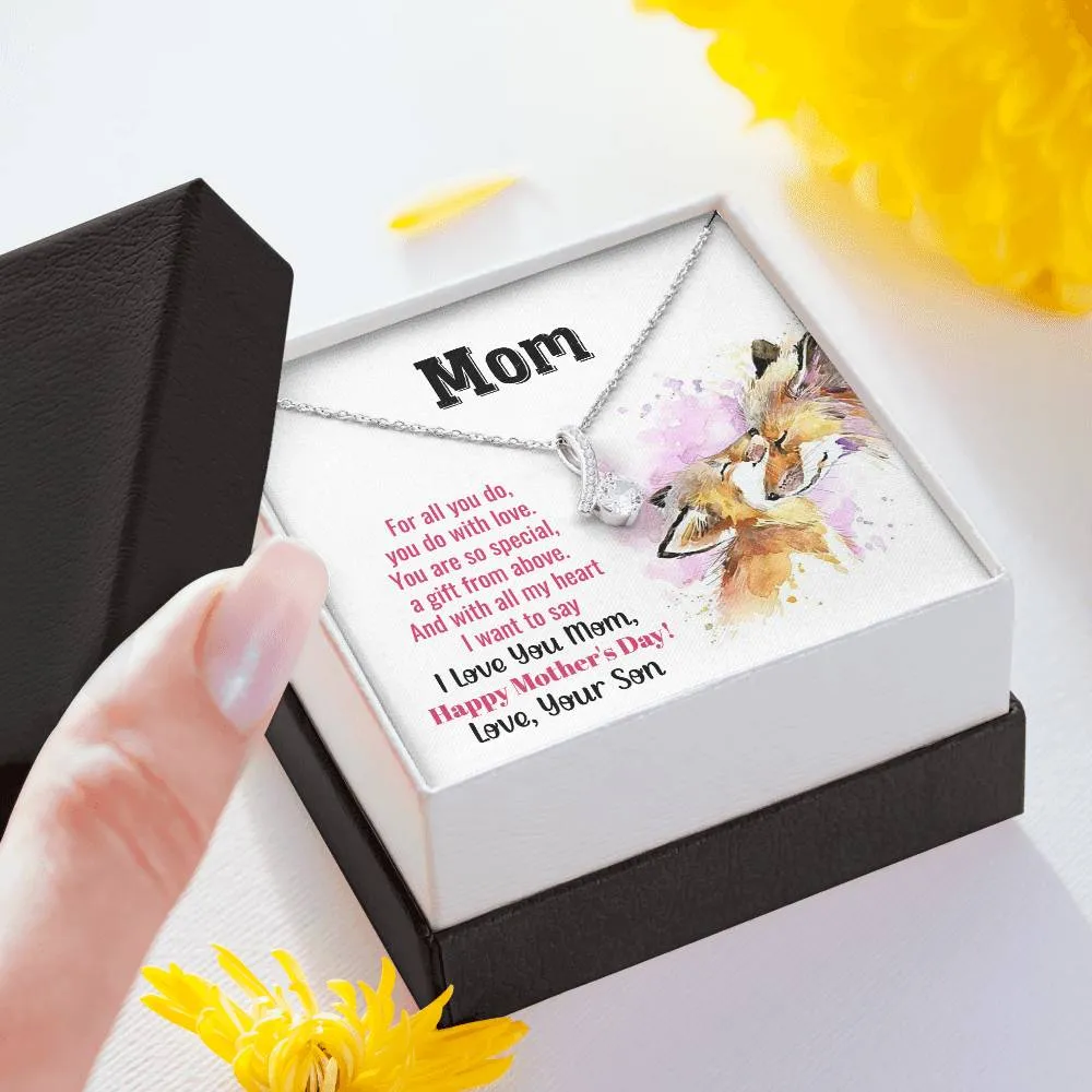 To My Mom - You Are So Special (Limited Time Offer) - Alluring Beauty Necklace