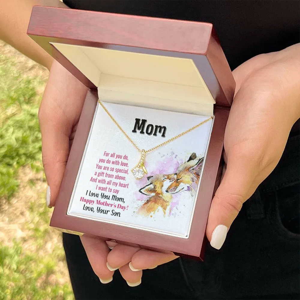 To My Mom - You Are So Special (Limited Time Offer) - Alluring Beauty Necklace