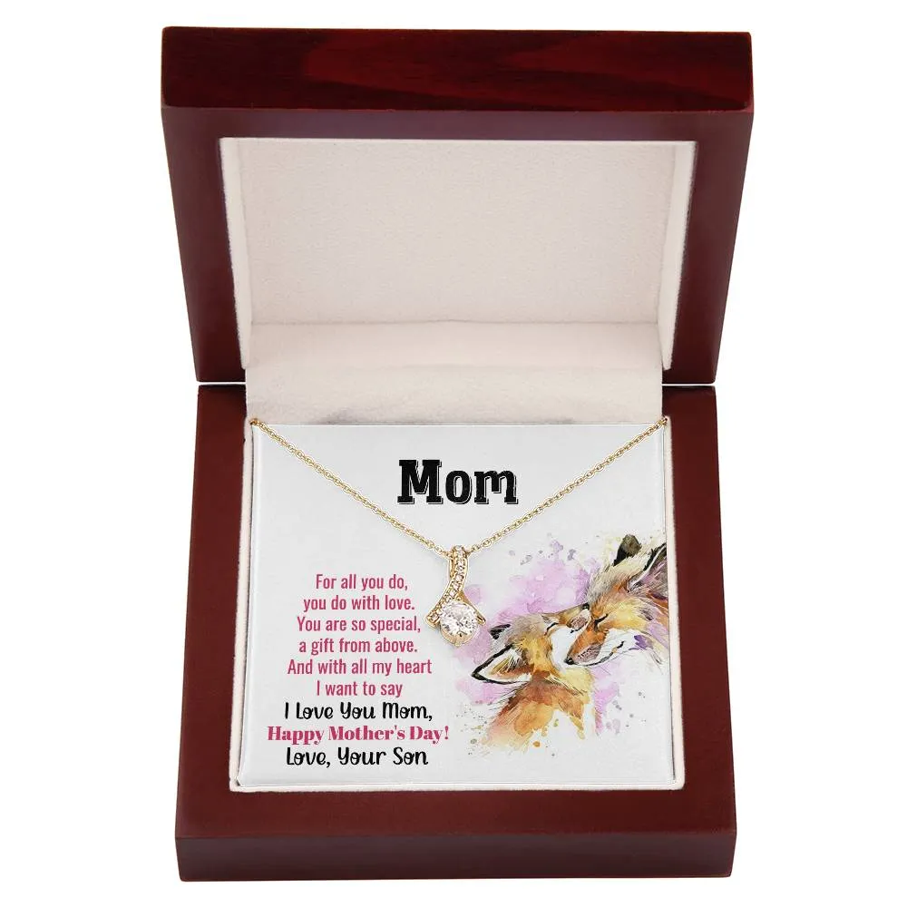 To My Mom - You Are So Special (Limited Time Offer) - Alluring Beauty Necklace