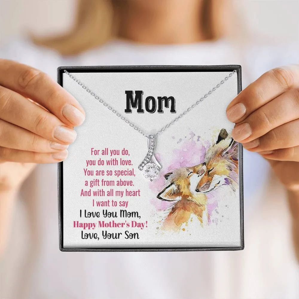 To My Mom - You Are So Special (Limited Time Offer) - Alluring Beauty Necklace