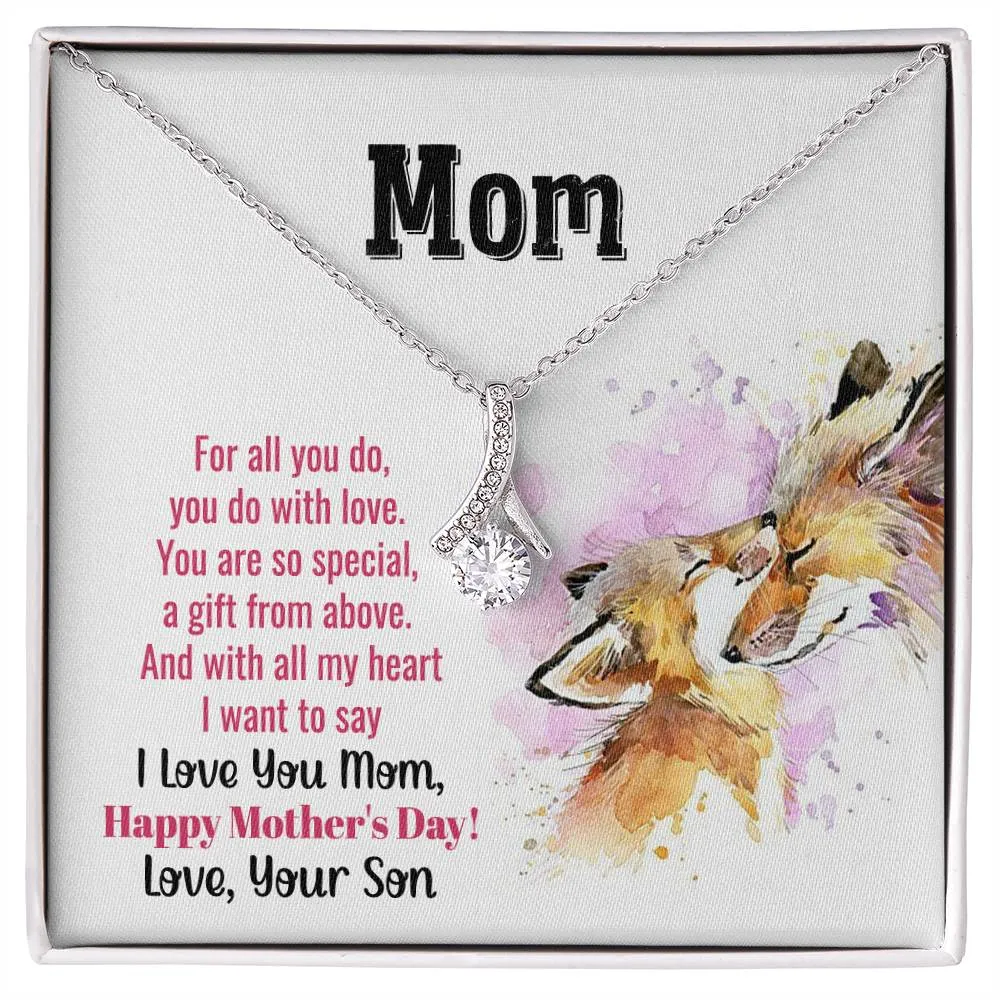 To My Mom - You Are So Special (Limited Time Offer) - Alluring Beauty Necklace