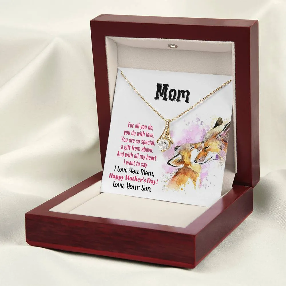 To My Mom - You Are So Special (Limited Time Offer) - Alluring Beauty Necklace