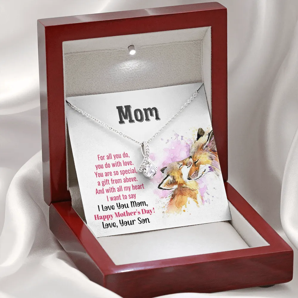To My Mom - You Are So Special (Limited Time Offer) - Alluring Beauty Necklace