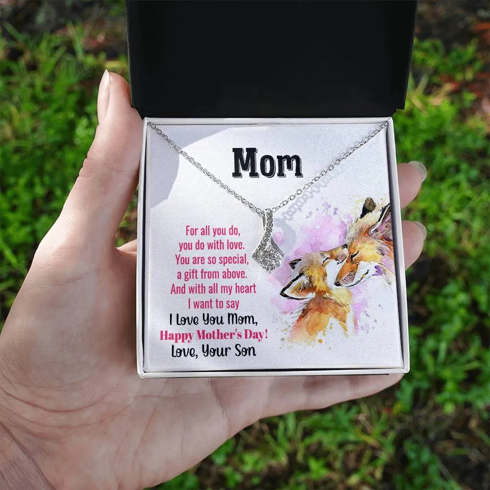 To My Mom - You Are So Special (Limited Time Offer) - Alluring Beauty Necklace