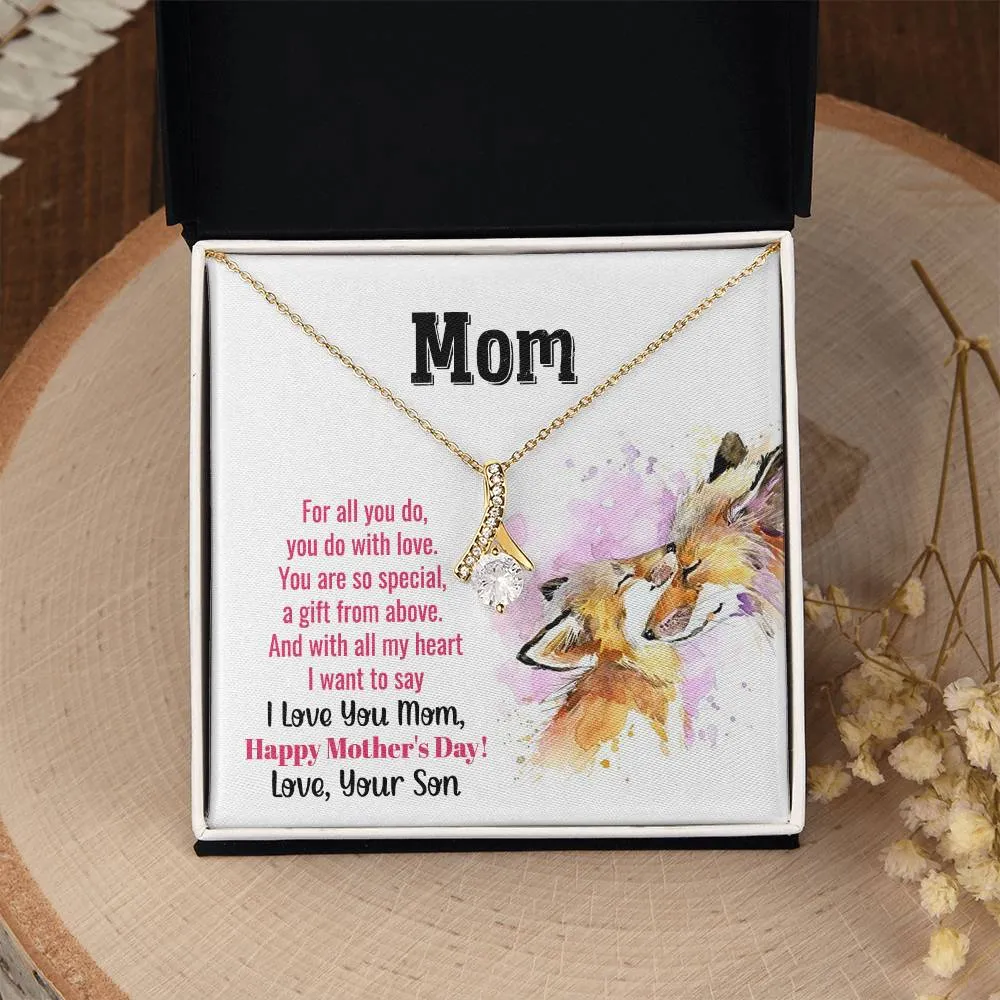 To My Mom - You Are So Special (Limited Time Offer) - Alluring Beauty Necklace