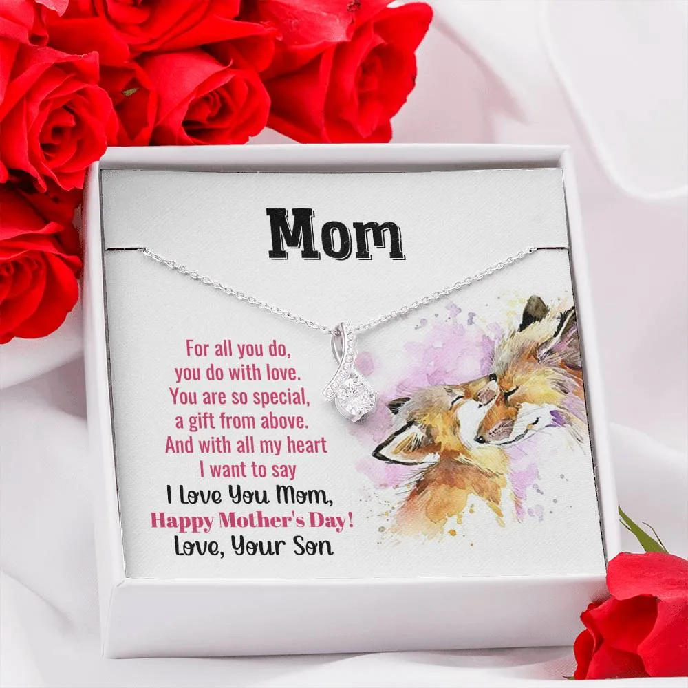 To My Mom - You Are So Special (Limited Time Offer) - Alluring Beauty Necklace