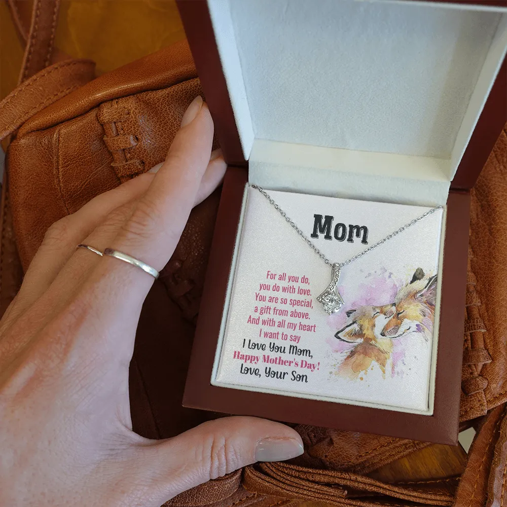 To My Mom - You Are So Special (Limited Time Offer) - Alluring Beauty Necklace