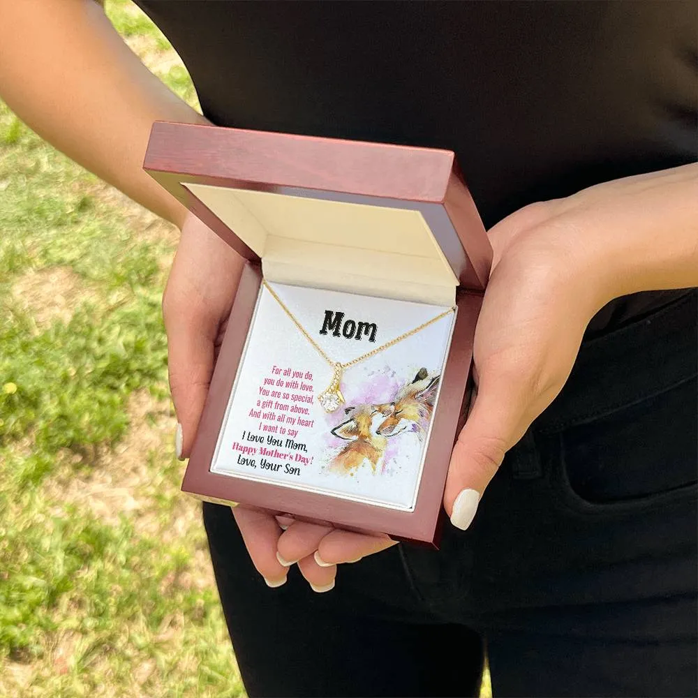 To My Mom - You Are So Special (Limited Time Offer) - Alluring Beauty Necklace