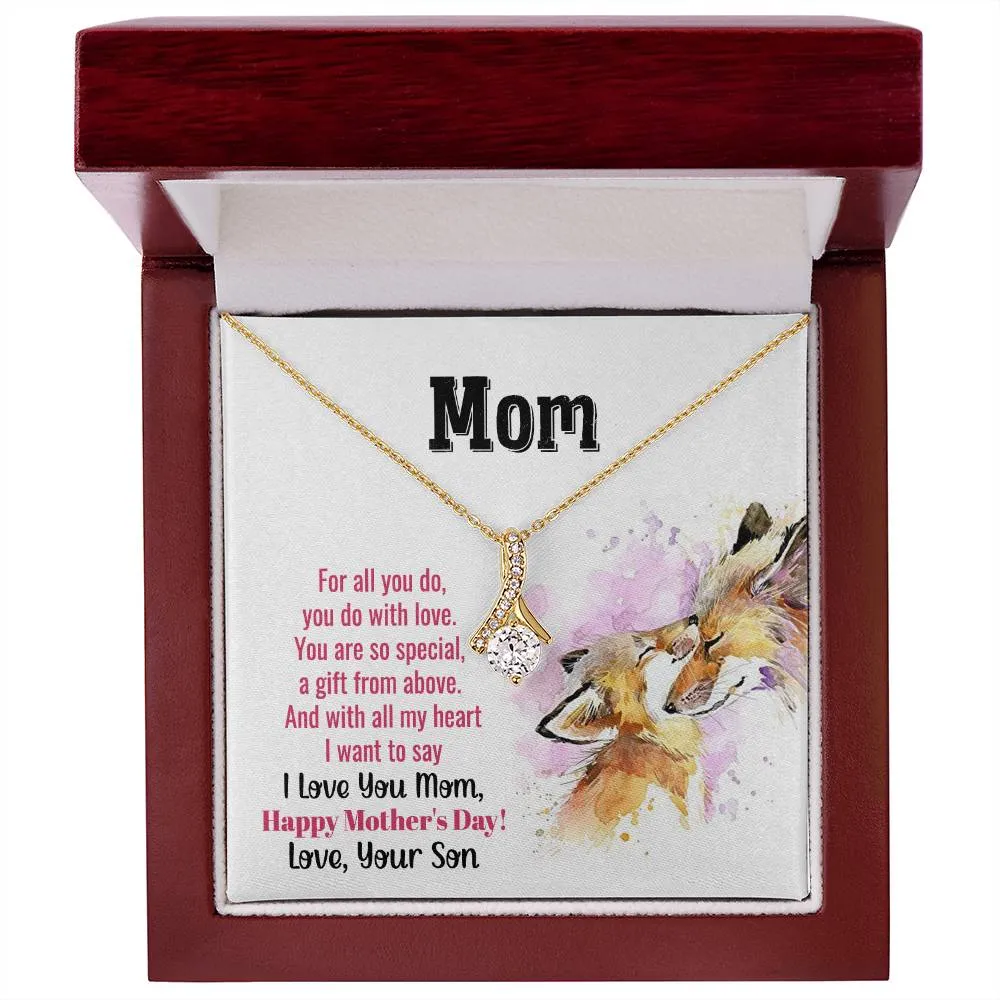 To My Mom - You Are So Special (Limited Time Offer) - Alluring Beauty Necklace