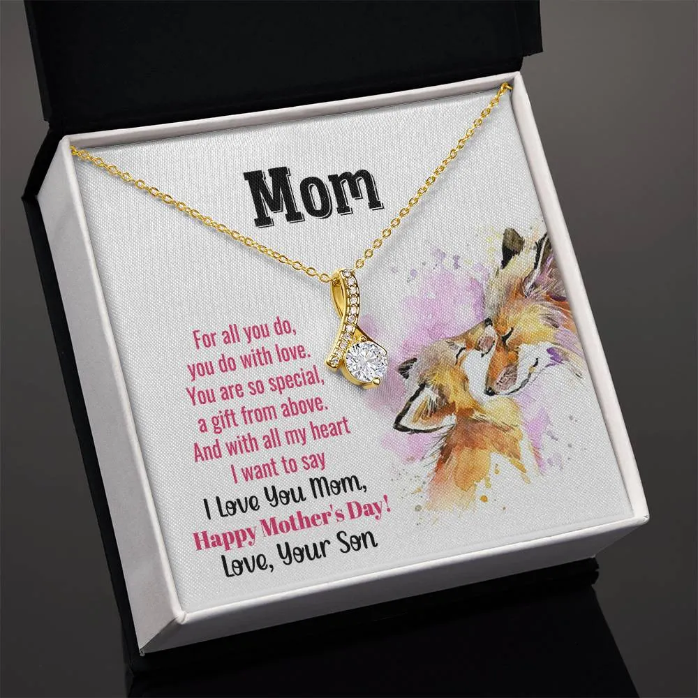 To My Mom - You Are So Special (Limited Time Offer) - Alluring Beauty Necklace