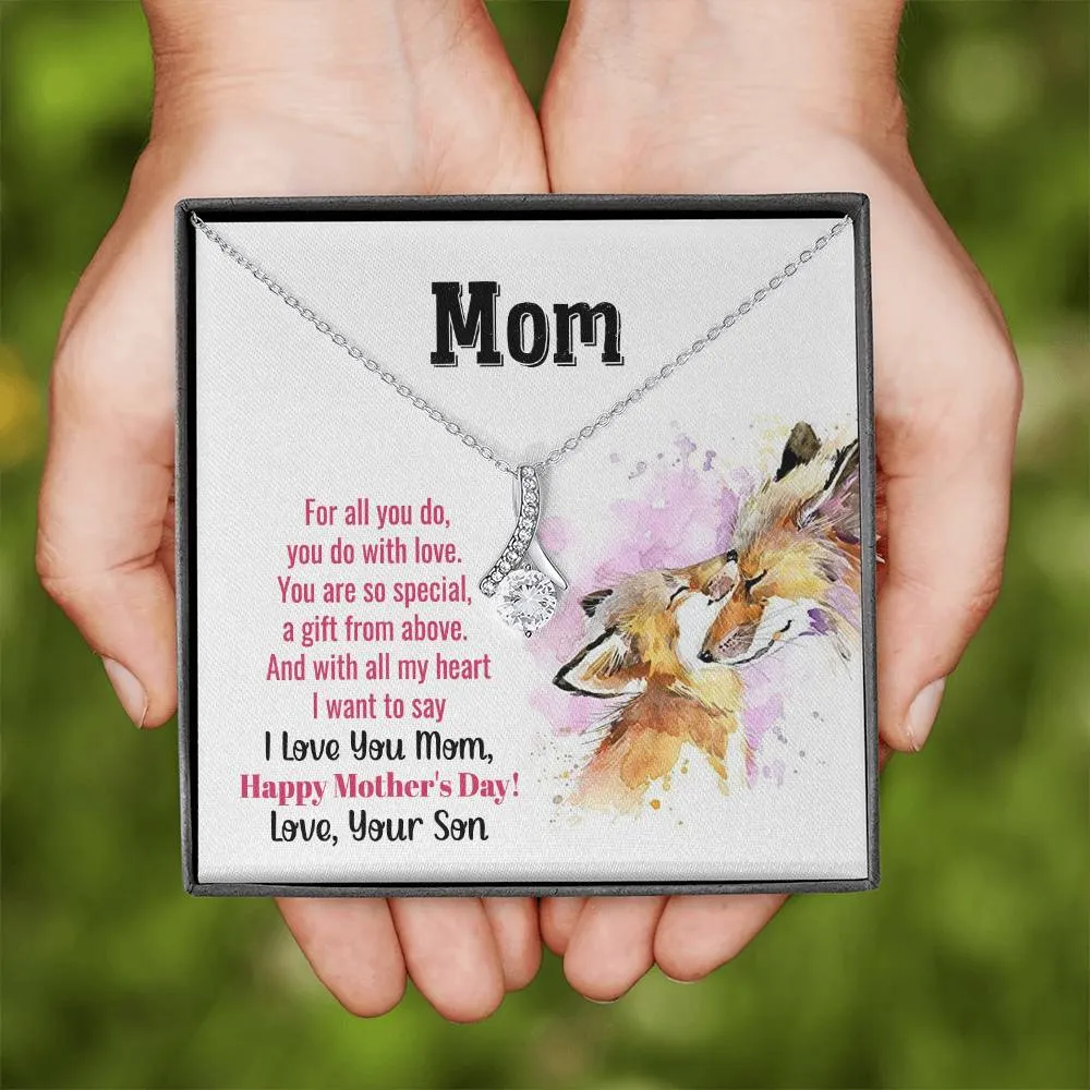 To My Mom - You Are So Special (Limited Time Offer) - Alluring Beauty Necklace