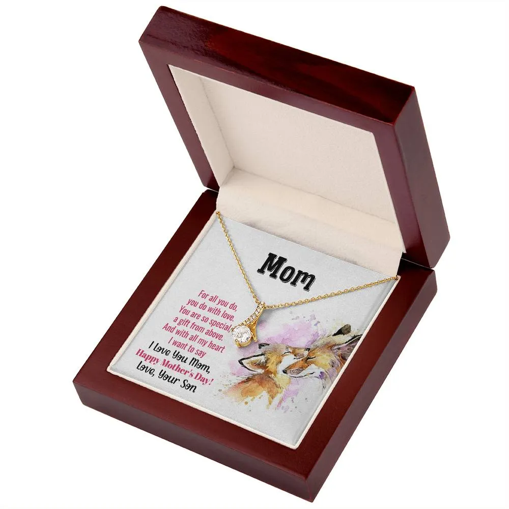 To My Mom - You Are So Special (Limited Time Offer) - Alluring Beauty Necklace