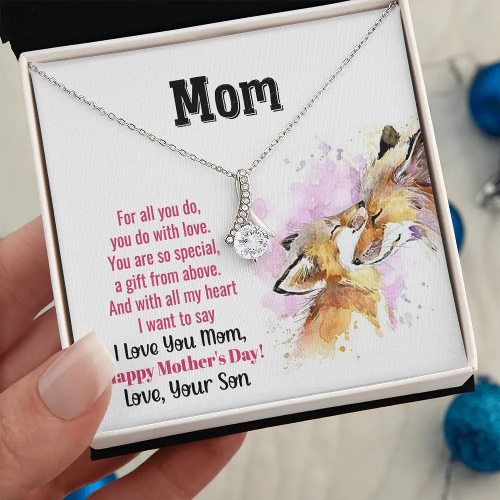 To My Mom - You Are So Special (Limited Time Offer) - Alluring Beauty Necklace