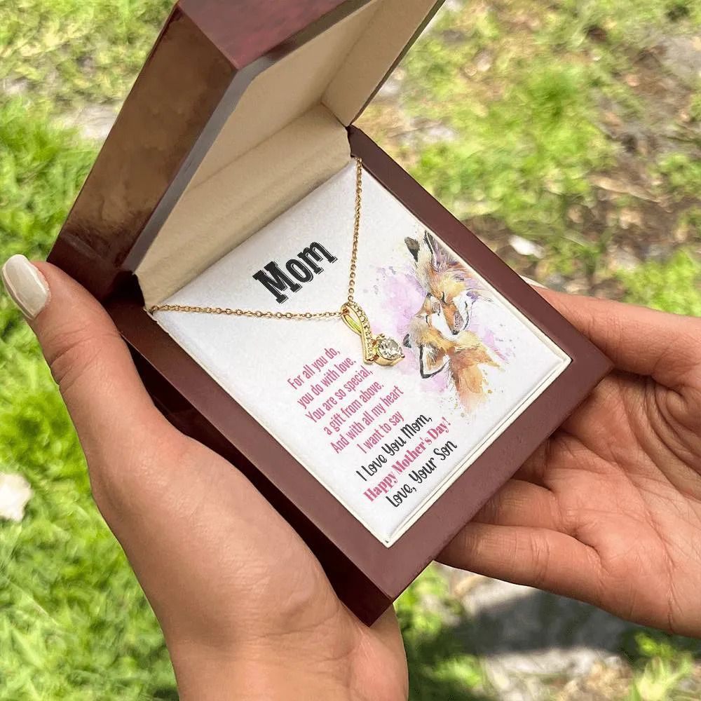 To My Mom - You Are So Special (Limited Time Offer) - Alluring Beauty Necklace