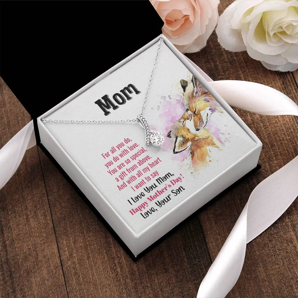 To My Mom - You Are So Special (Limited Time Offer) - Alluring Beauty Necklace