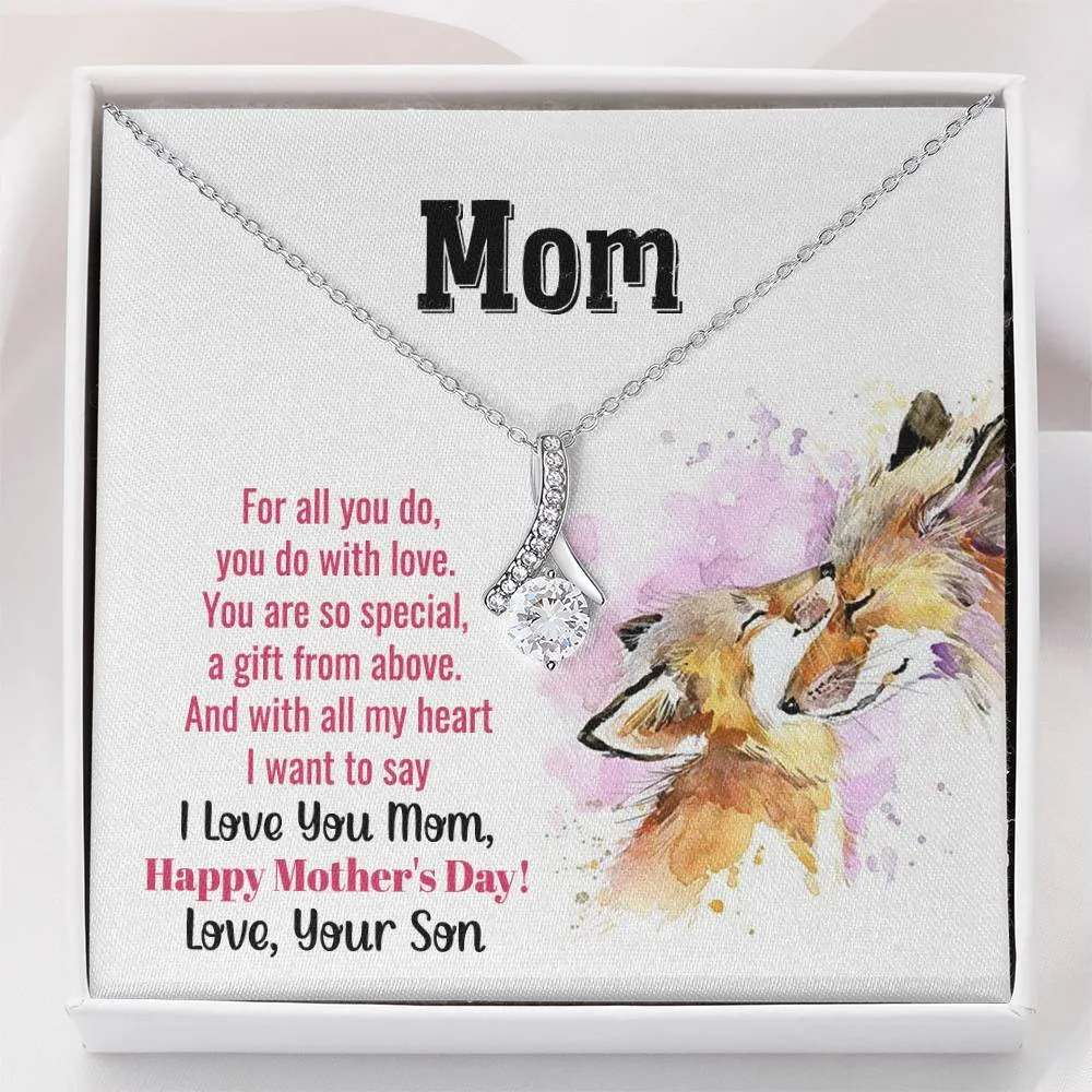 To My Mom - You Are So Special (Limited Time Offer) - Alluring Beauty Necklace