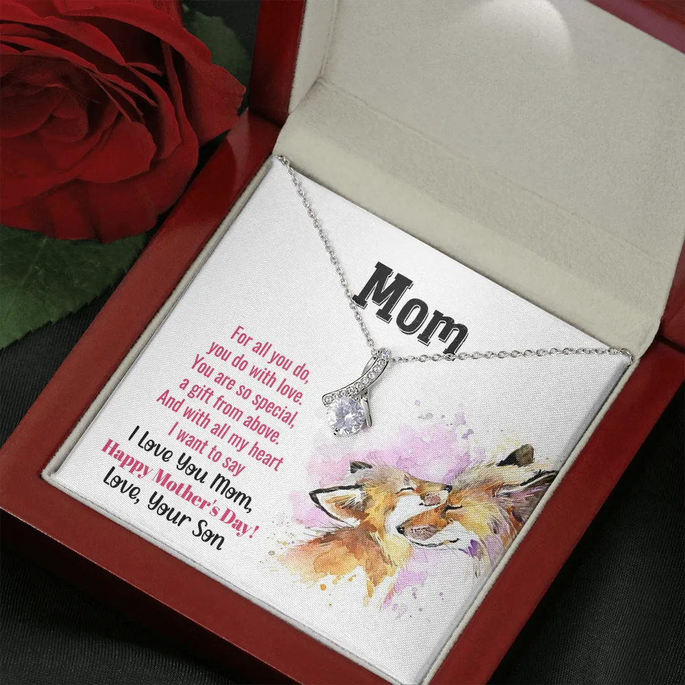 To My Mom - You Are So Special (Limited Time Offer) - Alluring Beauty Necklace
